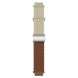 EIDERWOOD Universal 18mm Woven Smartwatch Rem - Beige / Brun