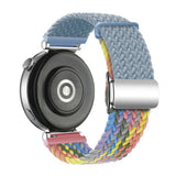 EIDERWOOD Universal 18mm Woven Smartwatch Rem - Blå / Multi