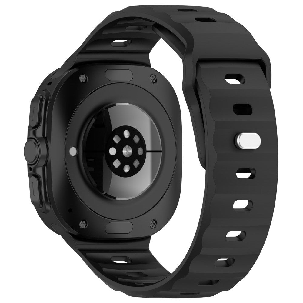 EIDERWOOD Samsung Galaxy Watch Ultra (47mm) Silikone Urrem m. Enkel Spænde - Sort