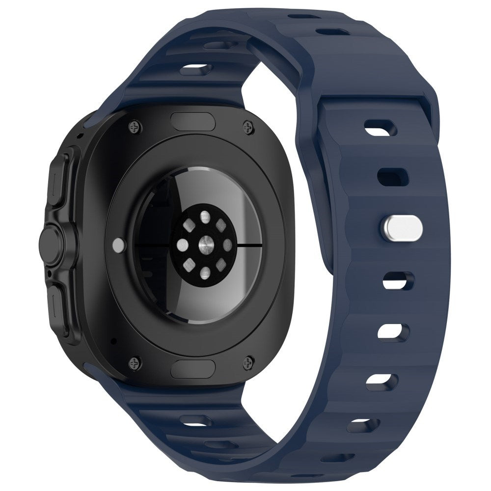 EIDERWOOD Samsung Galaxy Watch Ultra (47mm) Silikone Urrem m. Enkel Spænde - Mørkeblå