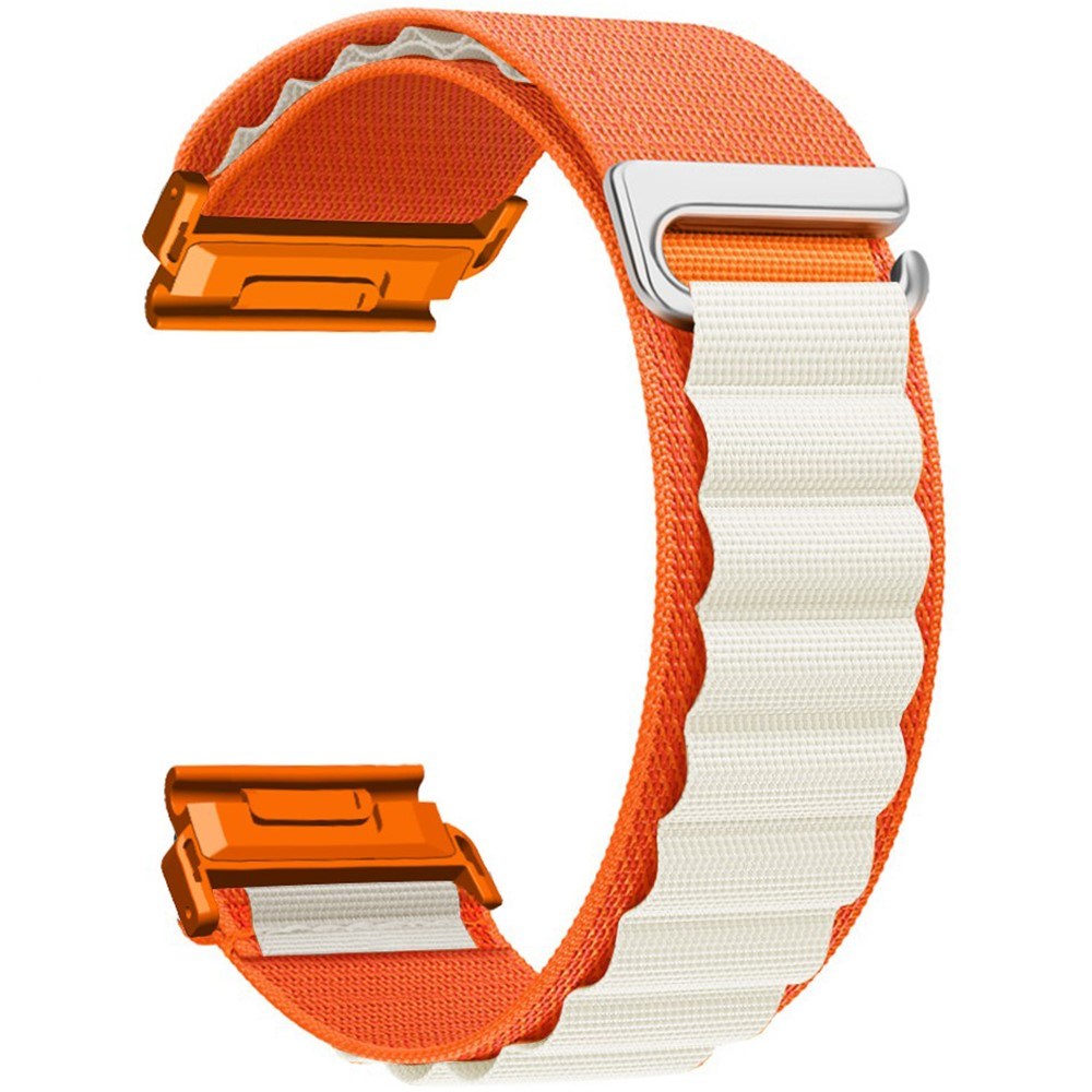 EIDERWOOD Universal Garmin Rem 22mm QuickFit - Nylon - Orange / Beige