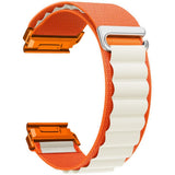 EIDERWOOD Universal Garmin Rem 22mm QuickFit - Nylon - Orange / Beige