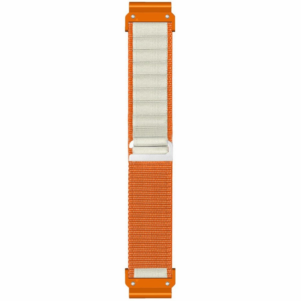 EIDERWOOD Universal Garmin Rem 22mm QuickFit - Nylon - Orange / Beige