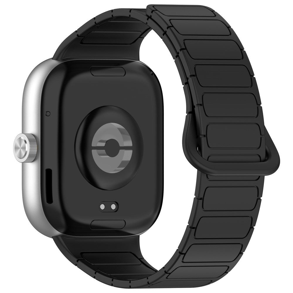 Xiaomi Smart Band 10 Pro / 9 Pro / 8 Pro Tofarvet Fleksibelt Plast Rem - Magnetisk - Sort