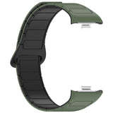 Xiaomi Smart Band 10 Pro / 9 Pro / 8 Pro Tofarvet Fleksibelt Plast Rem - Magnetisk - Grøn / Sort
