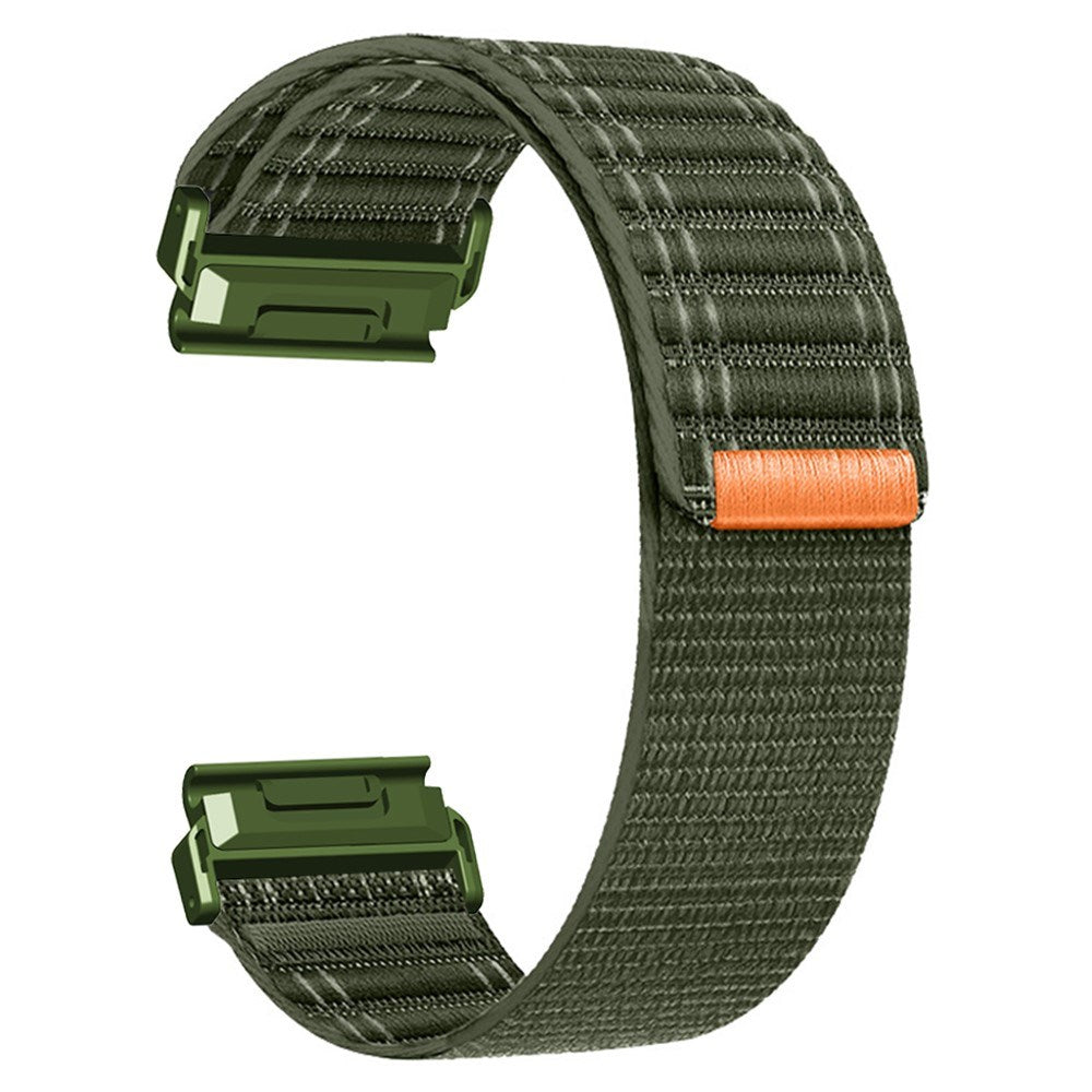 Universal Garmin 22mm QuickFit EIDERWOOD Nylon Loop Smartwatch Rem - Grøn