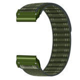 Universal Garmin 22mm QuickFit EIDERWOOD Nylon Loop Smartwatch Rem - Grøn