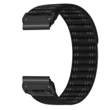Universal Garmin 22mm QuickFit EIDERWOOD Nylon Loop Smartwatch Rem - Sort