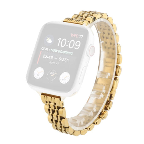 Apple Watch (38/40/SE/41/42mm) Stainless Steel Urrem - Guld