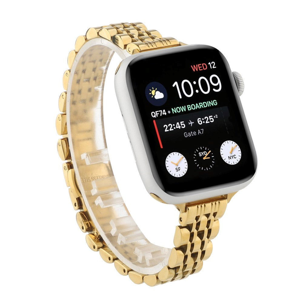 Apple Watch (38/40/SE/41/42mm) Stainless Steel Urrem - Guld