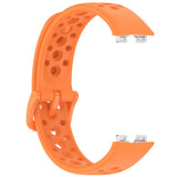 EIDERWOOD Huawei Band 10 / 9 / 8 Silikone Rem - Orange