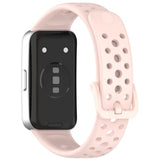 EIDERWOOD Huawei Band 10 / 9 / 8 Silikone Rem - Lyserød