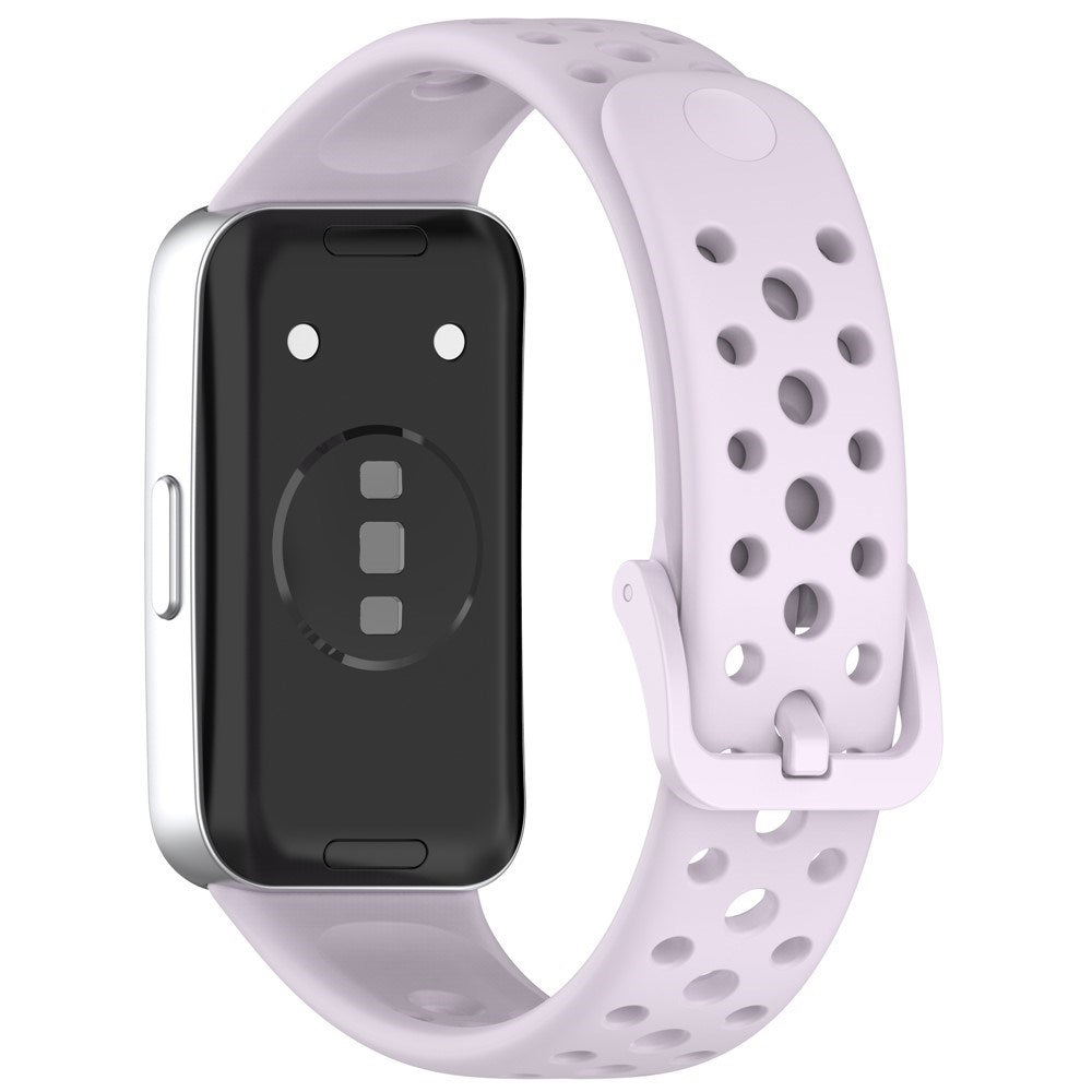 EIDERWOOD Huawei Band 10 / 9 / 8 Silikone Rem - Lilla