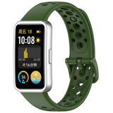 EIDERWOOD Huawei Band 10 / 9 / 8 Silikone Rem - Grøn