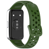 EIDERWOOD Huawei Band 10 / 9 / 8 Silikone Rem - Grøn