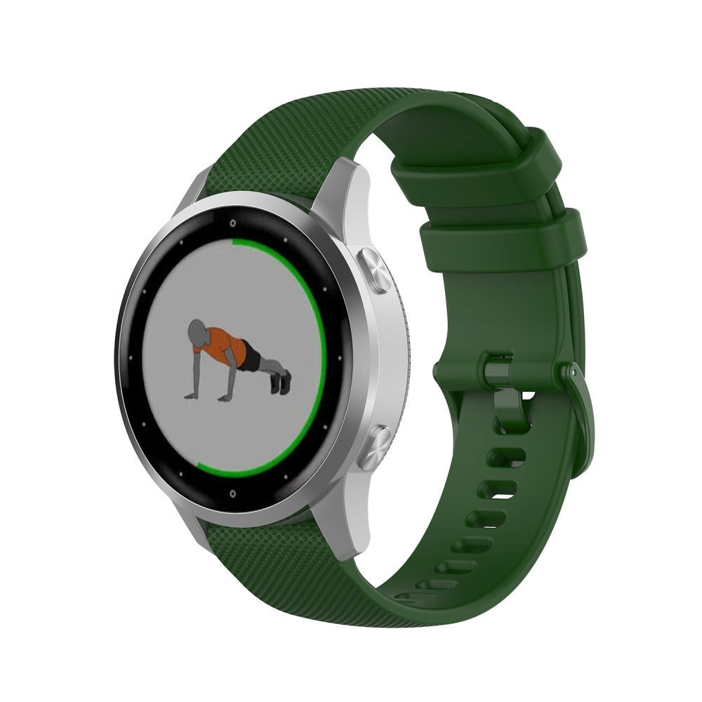 Smartwatch Universal Silikone Rem (18mm) - Militær Grøn