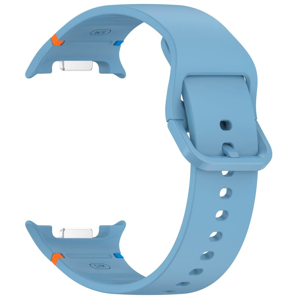 Samsung Galaxy Watch 8 / 8 Classic (40 / 44 / 46mm) - EIDERWOOD Silikone Rem m. Sylinje - Blue
