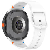 Samsung Galaxy Watch 8 / 8 Classic (40 / 44 / 46mm) - EIDERWOOD Silikone Rem m. Sylinje - White