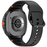 Samsung Galaxy Watch 8 / 8 Classic (40 / 44 / 46mm) - EIDERWOOD Silikone Rem m. Sylinje - Black