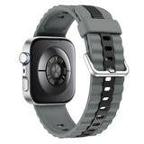 Huawei Watch Fit 5 Pro / 5 / 4 Pro / 4 / 3 EIDERWOOD Tofarvet Silikone Smartwatch Rem - Grå / Sort