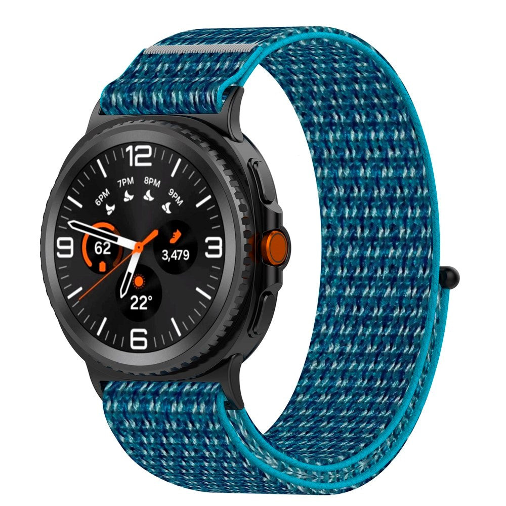 Samsung Galaxy Watch 8 / 8 Classic (40 / 44 / 46mm) - EIDERWOOD Nylon Rem - Blå