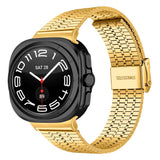 Samsung Galaxy Watch 8 / 8 Classic (40 / 44 / 46mm) - EIDERWOOD Stål Rem - Guld