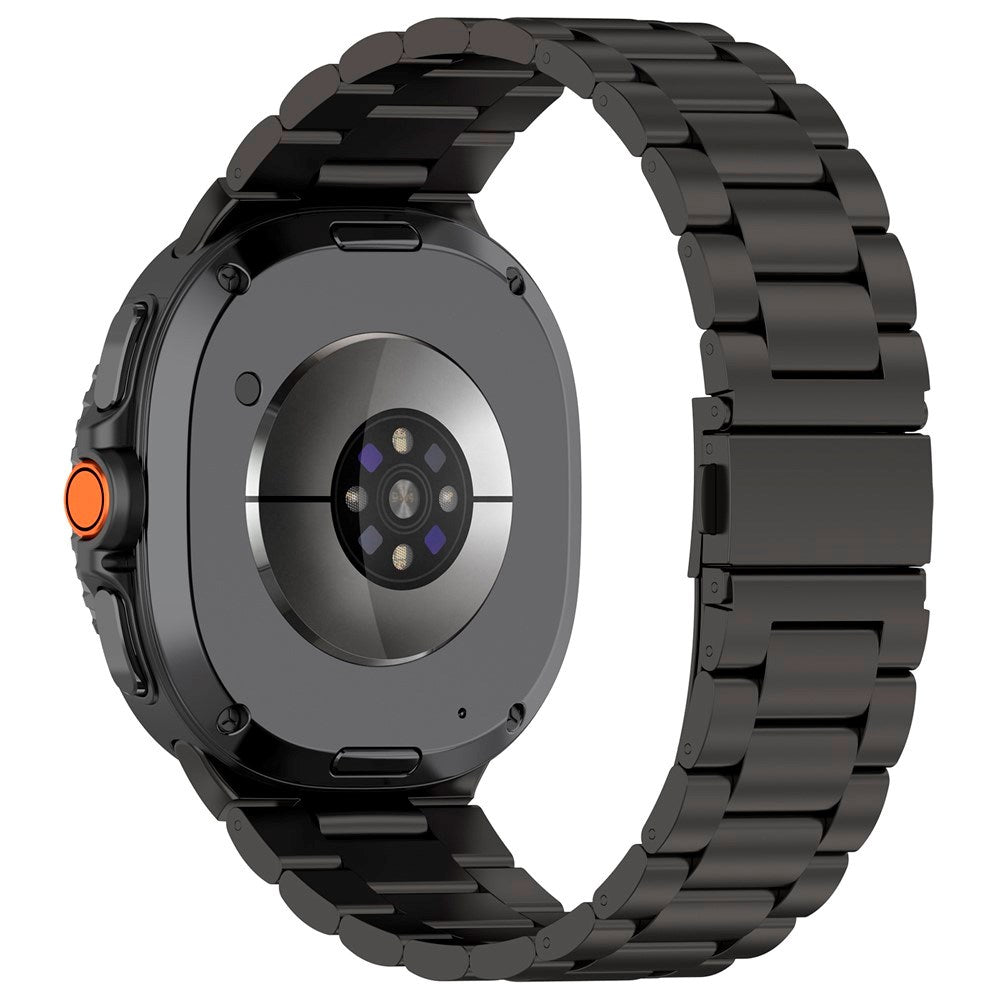 Samsung Galaxy Watch 8 / 8 Classic (40 / 44 / 46mm) - EIDERWOOD Rustfri Stål Rem - Sort