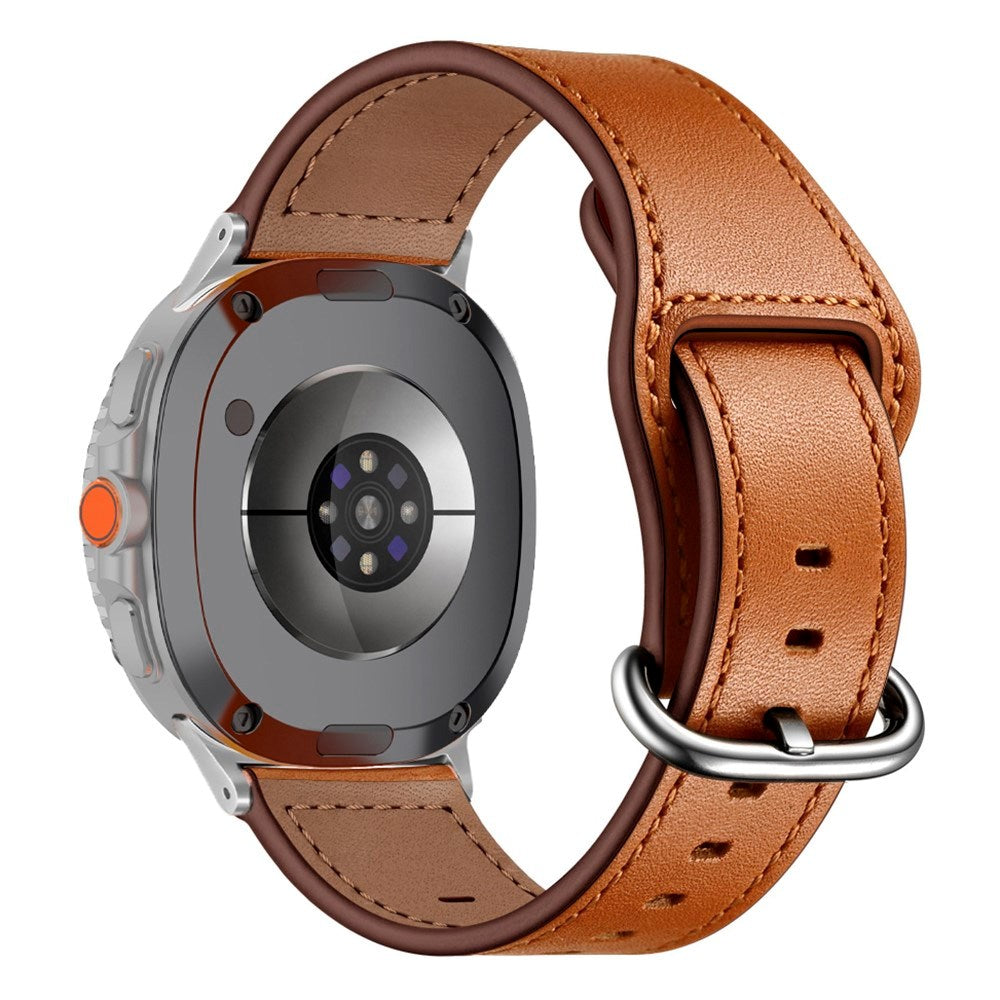 Samsung Galaxy Watch 8 / 8 Classic (40 / 44 / 46mm) - Kunstlæder Rem - Brun