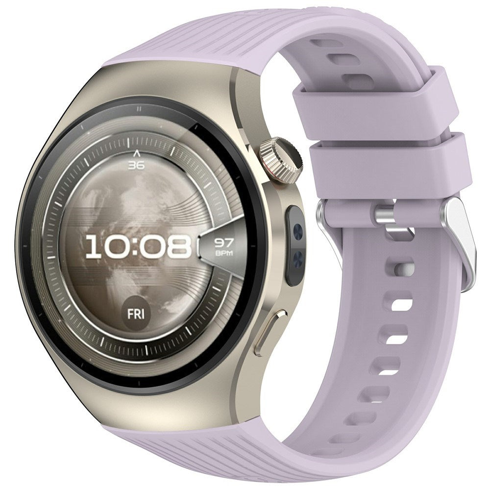 EIDERWOOD Huawei Watch 5 (42mm) Silikone Rem - Lilla