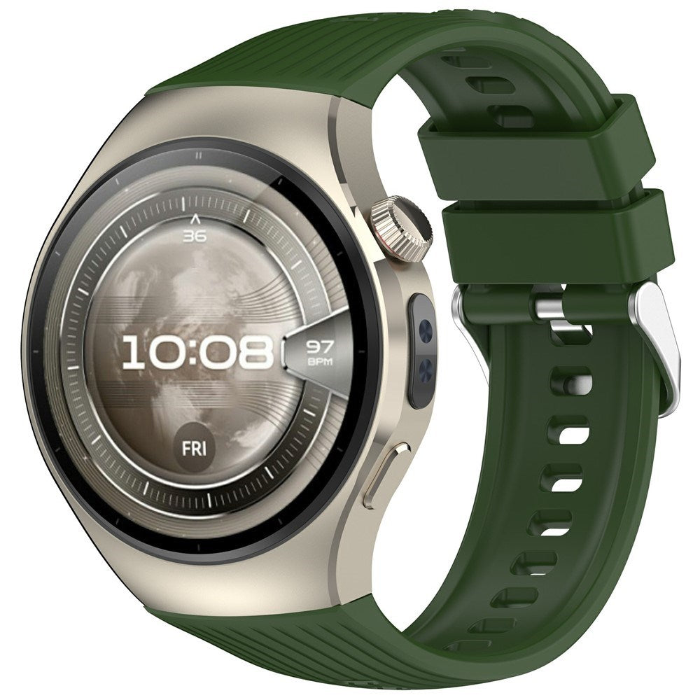 EIDERWOOD Huawei Watch 5 (42mm) Silikone Rem - Grøn