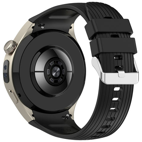 EIDERWOOD Huawei Watch 5 (46mm) Silikone Rem - Sort