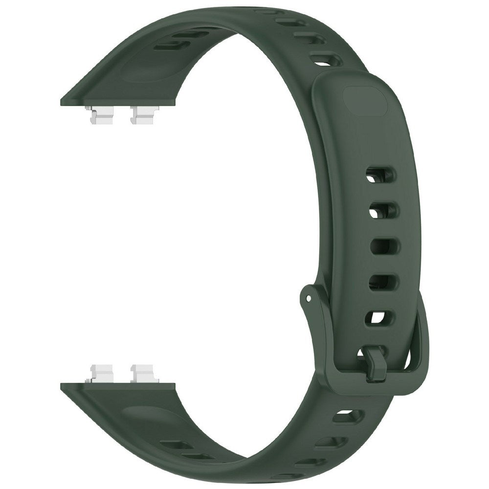 Huawei Band 11 / 11 Pro EIDERWOOD Silikone Urrem - Mørkegrøn