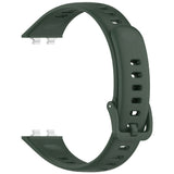 Huawei Band 11 / 11 Pro EIDERWOOD Silikone Urrem - Mørkegrøn