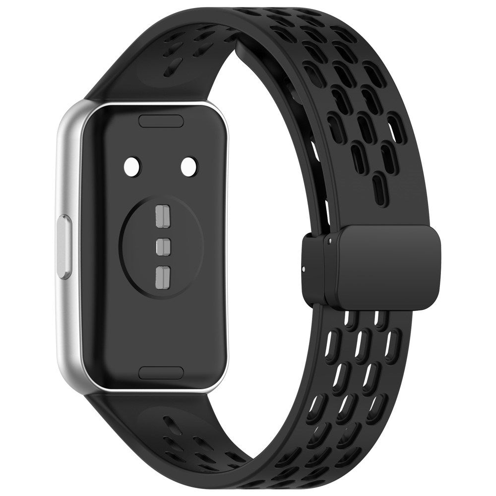 Huawei Band 11 / 11 Pro EIDERWOOD Hullet Silikonerem - Sort