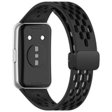 Huawei Band 11 / 11 Pro EIDERWOOD Hullet Silikonerem - Sort