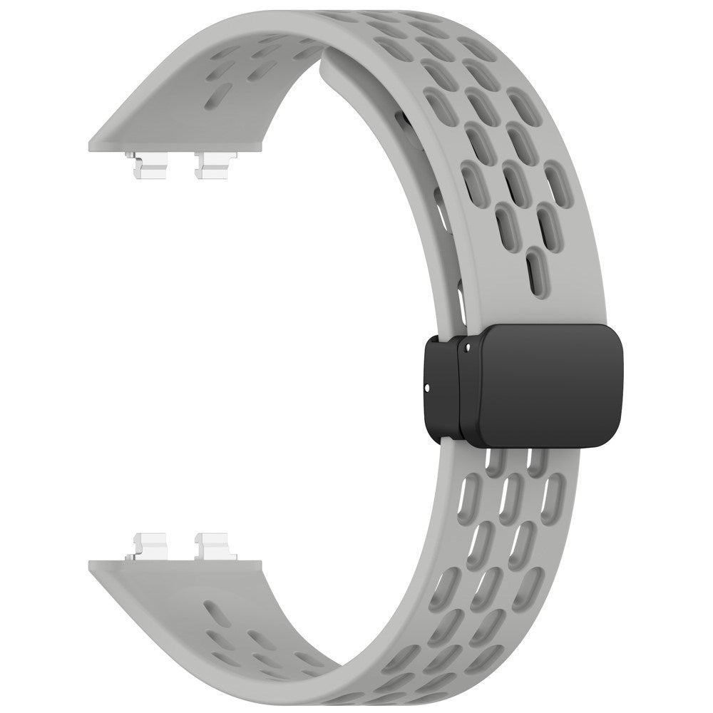 Huawei Band 11 / 11 Pro EIDERWOOD Hullet Silikonerem - Grå