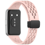 Huawei Band 11 / 11 Pro EIDERWOOD Hullet Silikonerem - Lyserød