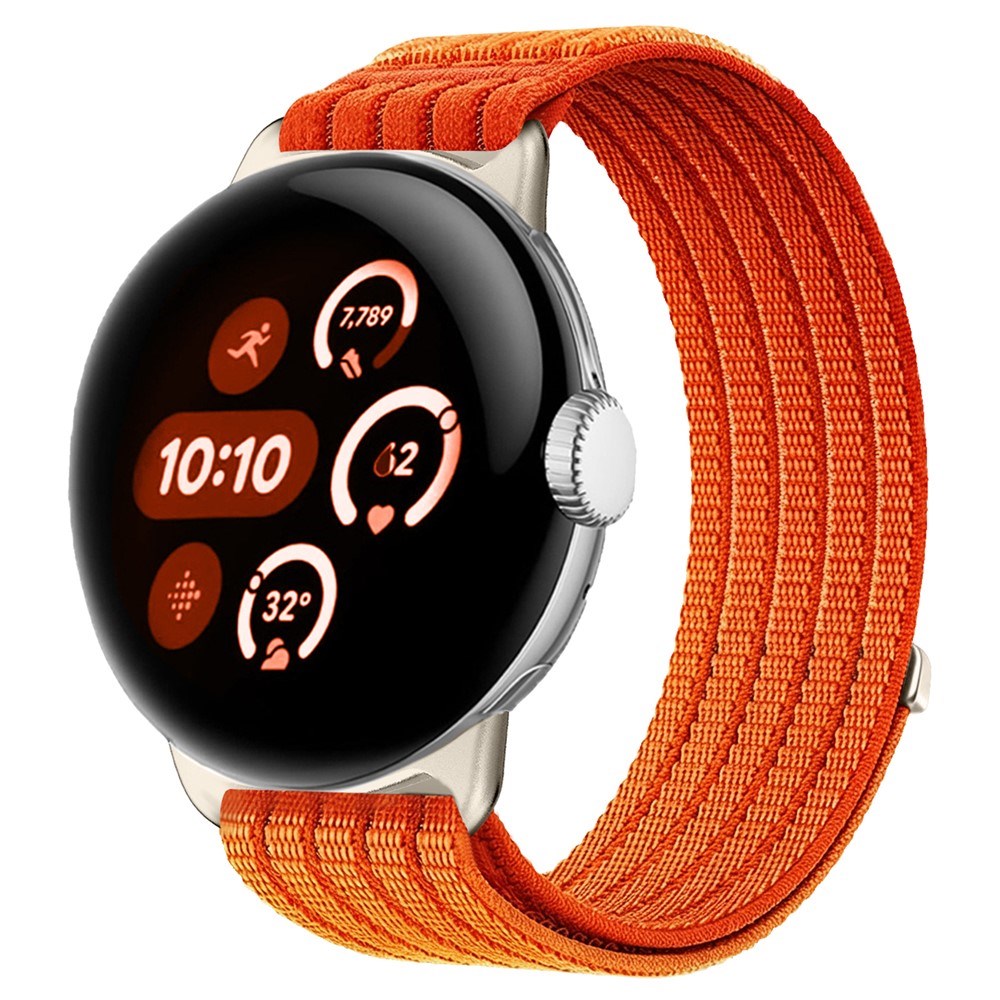 Google Pixel Watch 4 / 3 / 2 / 1 (41mm) EIDERWOOD Nylonrem - Orange