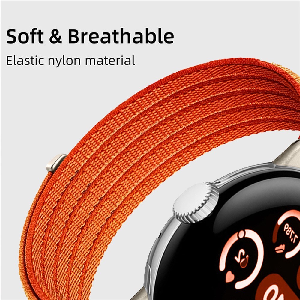 Google Pixel Watch 4 / 3 / 2 / 1 (41mm) EIDERWOOD Nylonrem - Mørkegrøn