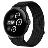 Google Pixel Watch 4 / 3 / 2 / 1 (41mm) EIDERWOOD Nylonrem - Sort