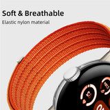 Google Pixel Watch 4 / 3 (45mm) EIDERWOOD Nylonrem - Lyserød