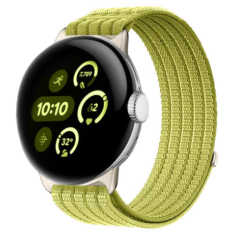 Google Pixel Watch 4 / 3 (45mm) EIDERWOOD Nylonrem - Grøn