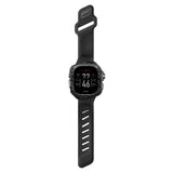Apple Watch Ultra 4 / 3 / 2 / 1 (49mm) AULUMU Gummi Urrem m. Indbygget Plast Cover - Sort