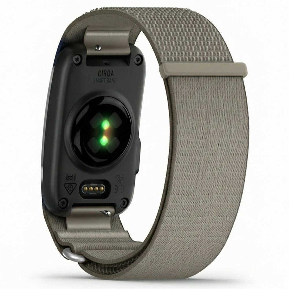 EIDERWOOD Garmin CIRQA Smart Band Nylon Urrem - Str. L-XL - Grå