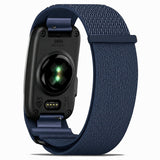 EIDERWOOD Garmin CIRQA Smart Band Nylon Urrem - Str. S-M - Blå