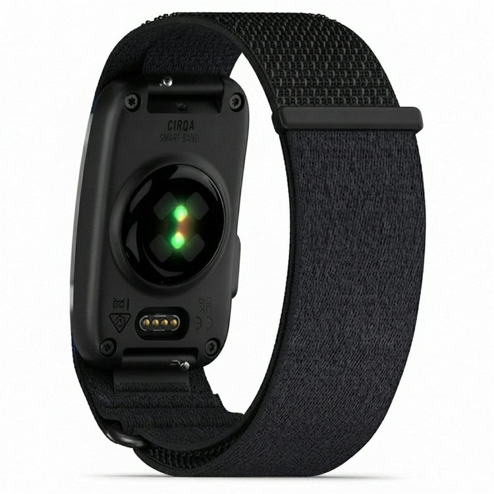 EIDERWOOD Garmin CIRQA Smart Band Nylon Urrem - Str. S-M - Sort