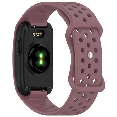 EIDERWOOD Garmin CIRQA Smart Band Silikone Urrem med Ventilationshuller - Lyserød