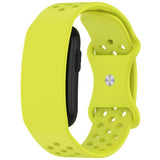 EIDERWOOD Garmin CIRQA Smart Band Silikone Urrem med Ventilationshuller - Gul