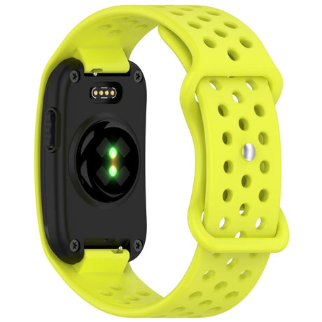 EIDERWOOD Garmin CIRQA Smart Band Silikone Urrem med Ventilationshuller - Gul