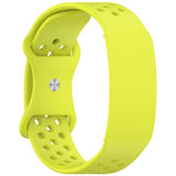 EIDERWOOD Garmin CIRQA Smart Band Silikone Urrem med Ventilationshuller - Gul